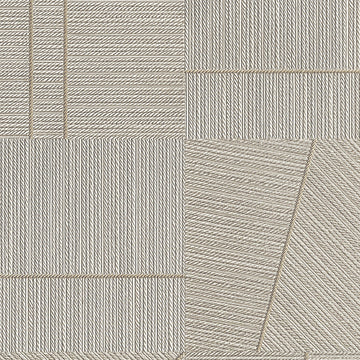 Patterned tile design with geometric shapes in neutral tones