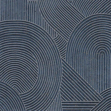 Closeup of a wallpaper showing its Art-Deco, Contemporary, Geometric, Unicolour pattern, color, and subtle texture.