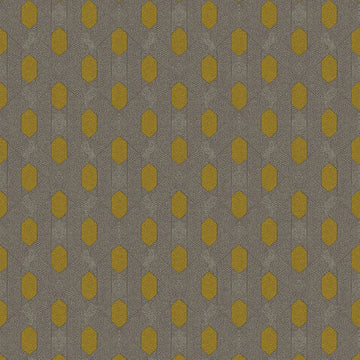 Closeup of a wallpaper showing its Circles, Contemporary, Geometric, Two-tone pattern, color, and texture.