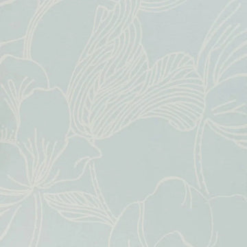 Closeup of a wallpaper showing its Blue, Contemporary, Floral, Nature pattern, color, and subtle texture.