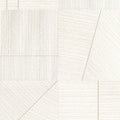 White geometric patterned tile on a white background