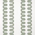 Closeup of a wallpaper showing its Art-Deco, Contemporary, Two-tone pattern, color, and subtle texture.