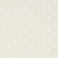 Closeup of a wallpaper showing its Art-Deco, Geometric, Neutrals, Unicolour pattern, color, and subtle texture.