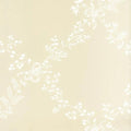 Closeup of a wallpaper showing its Neutrals, Trellis, Two-tone, Yellow pattern, color, and subtle texture.