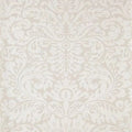 Closeup of a wallpaper showing its Damask, Neutrals pattern, color, and subtle texture.
