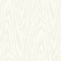 Closeup of a wallpaper showing its Contemporary, Nature, Neutrals, Waves pattern, color, and subtle texture.